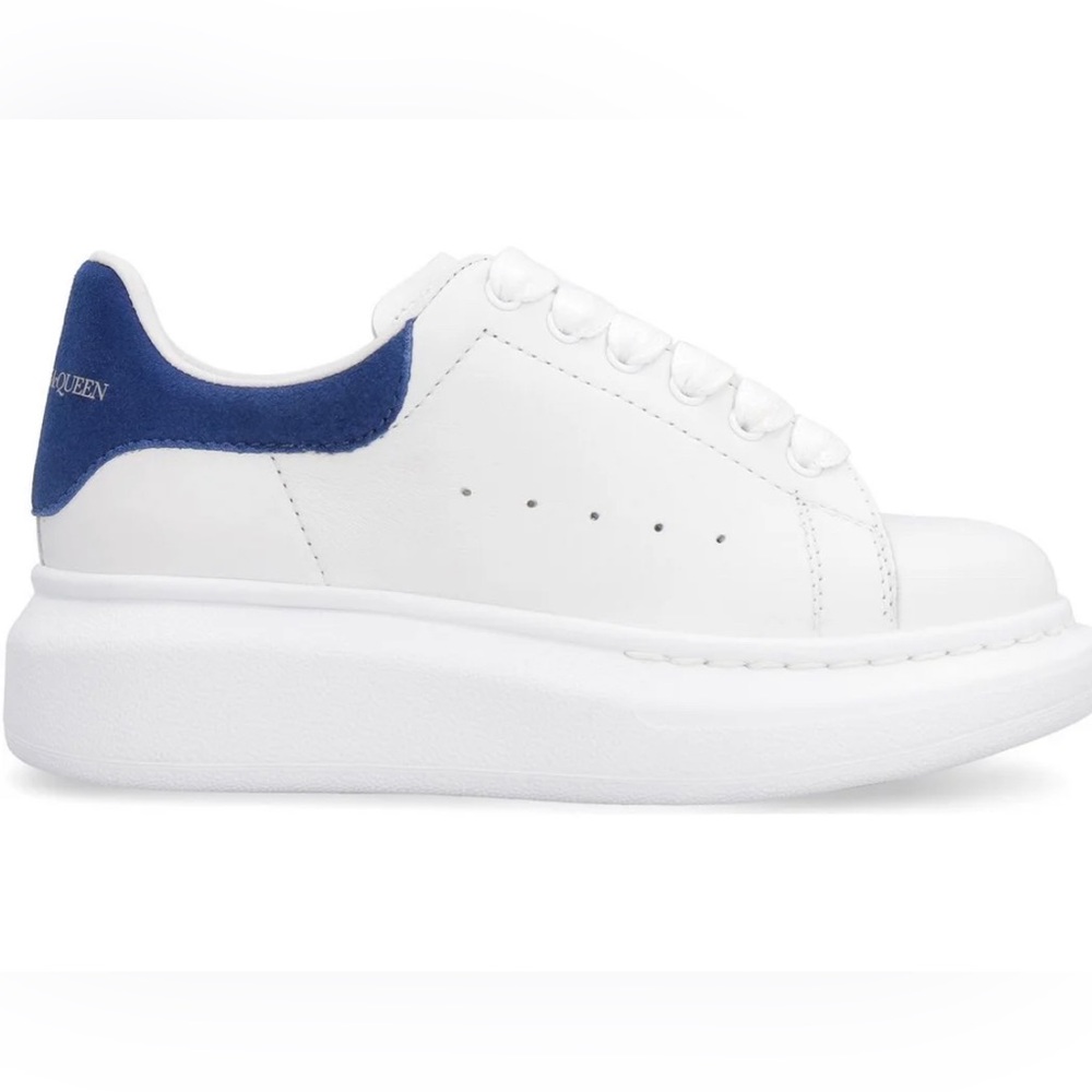 Kids Alexander McQueen oversized lace up sneakers